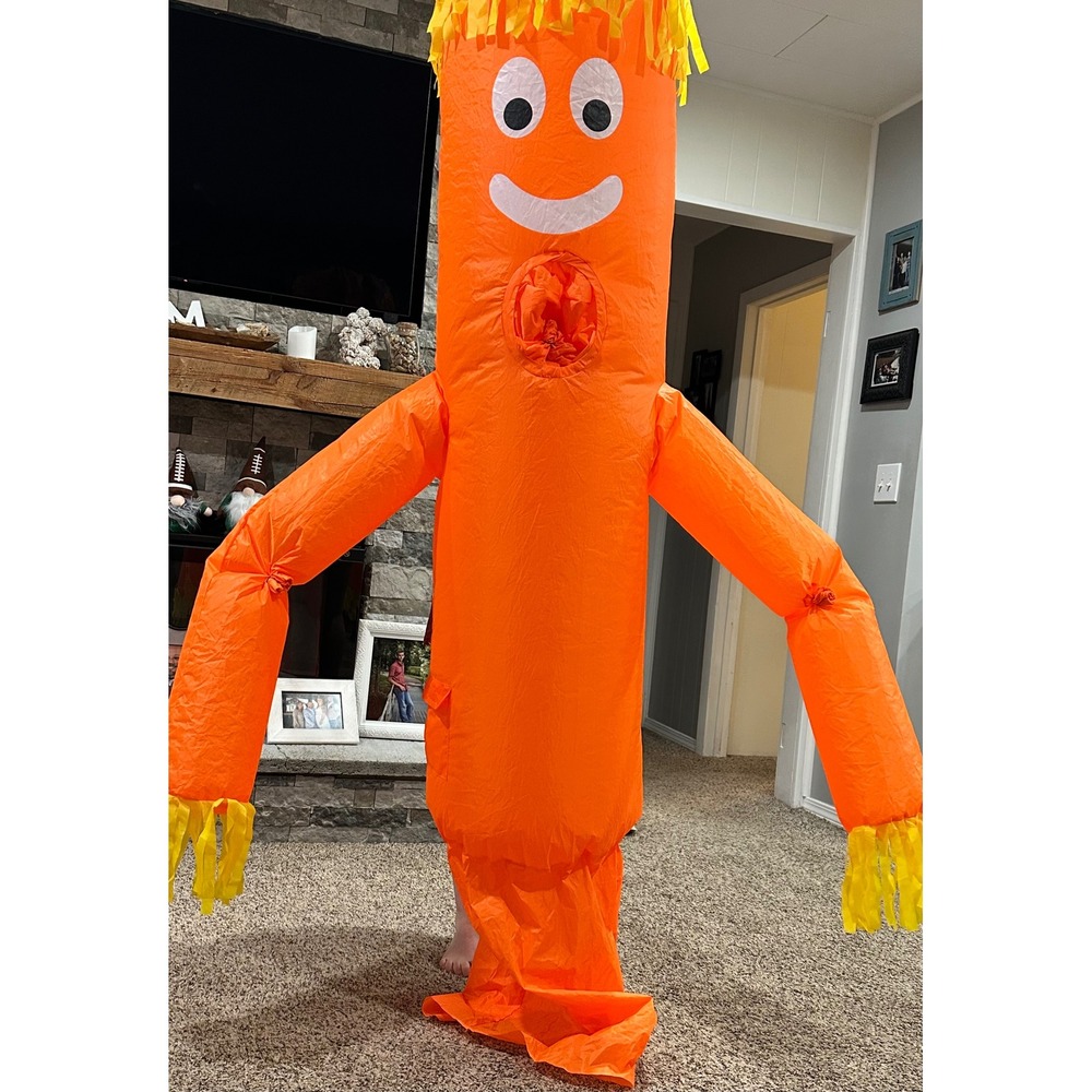 Spirit Halloween Youth Inflatable Tube person Costume Org. One Size